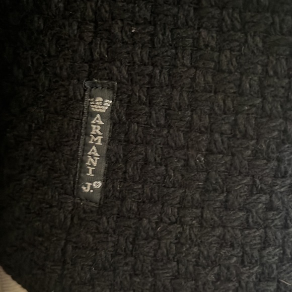 AJ Armani jeans Women’s Black Wool Jacket Size: I 40 US 6 - Picture 4 of 6